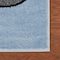 Homeroots 4 x 6 ft. Blue Imaginative Racetrack Area Rug 396314 - alternate 4